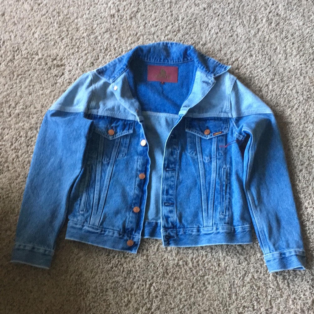 Jordache mixed jean jacket